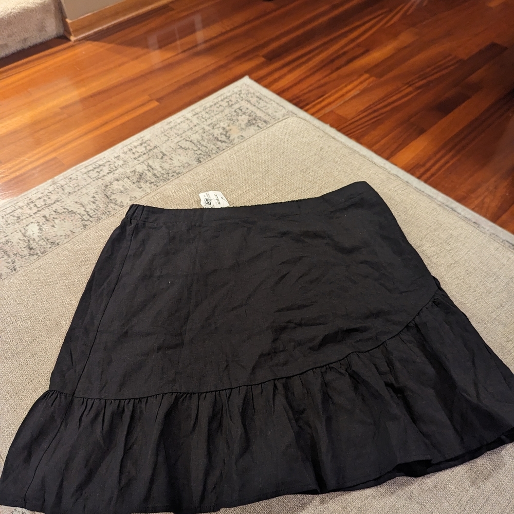 Size 14 Black mini skirt from Macys